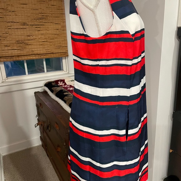 PESERICO STRIPED DRESS - Picture 3 of 11